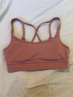Vuori Mindset Bra XS/S Dusty Mauve Pink Strappy Sports Bra